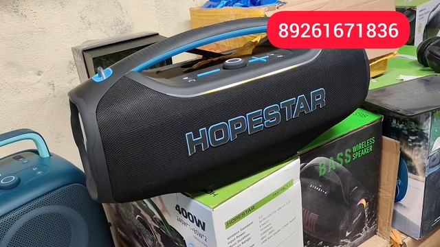 Колонка Hopestar A60 Ultra 450 Ватт с функцией Auracast с Микрофоном Мини Обзор Отправка в Краснодар
