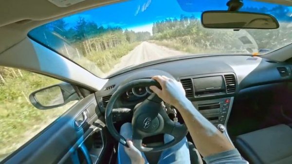 Subaru Legacy лесной заезд