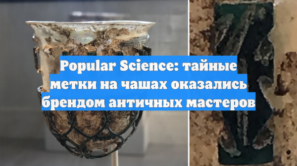 Popular Science: тайные метки на чашах оказались брендом античных мастеров