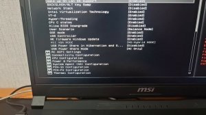 MSI Katana B12U не видит SSD