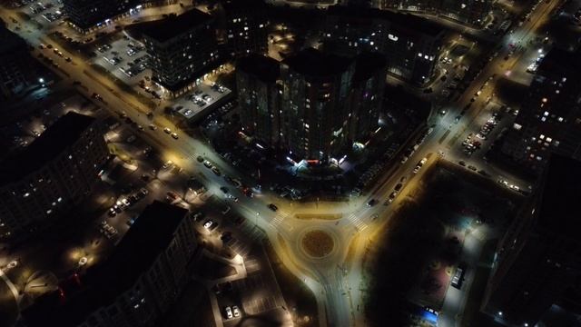 Вечерний Патрокл с уличным освещением