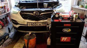 Opel Grandland X 1.5 D ATN8 EAT8 Aisin AWF8G30 полная замена масла переход с AW2 на Toyota ATF WS