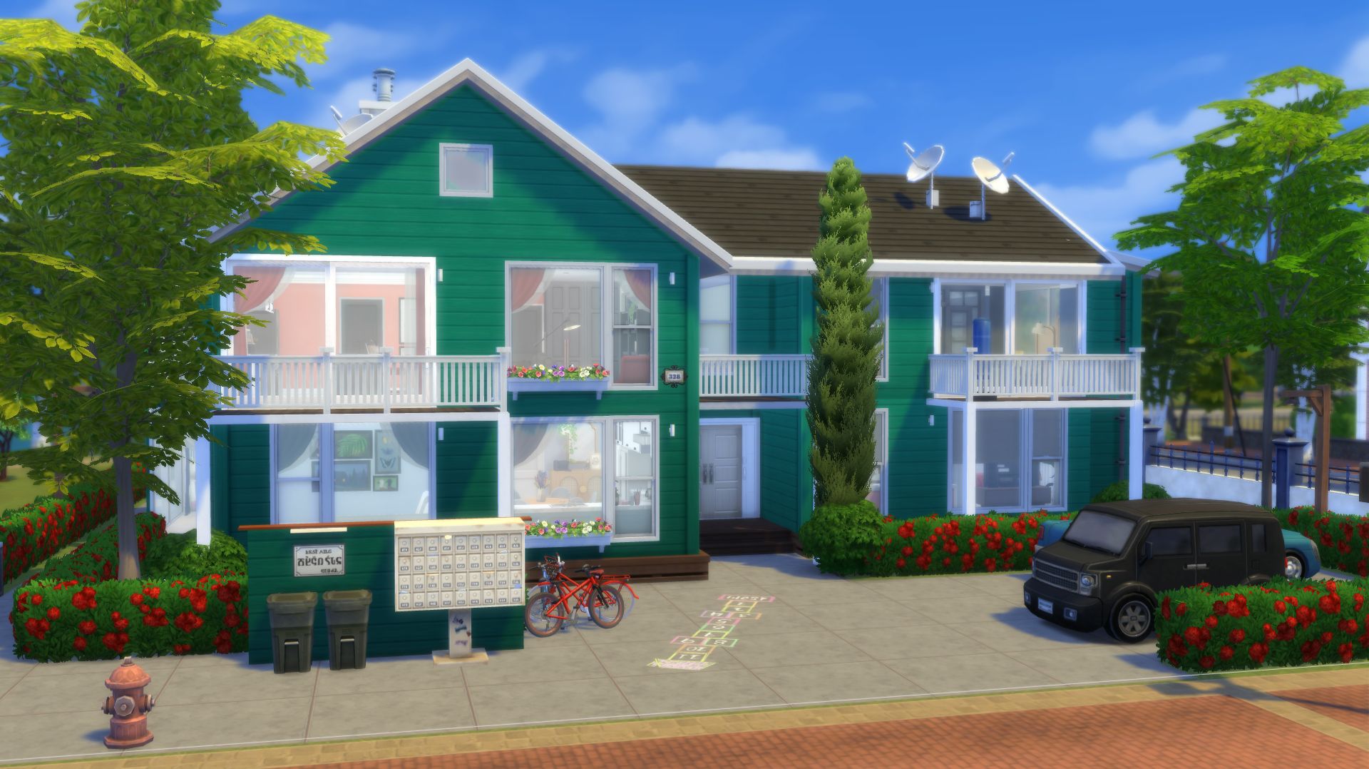 Семейные квартиры  / Строительство Симс 4 / Speed Build Family apartments The Sims 4 | Mulena Sims 4