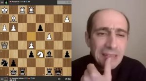 Пэдро пошел в атаку!  Гроссмейстер(3186) занервничал