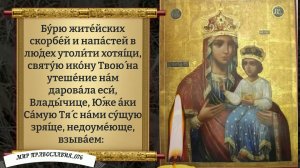 Молитва перед Озерянской иконой Божией Матери. Православие.