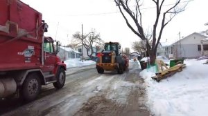 Монреаль, район Сен-Лоран | Операция по уборке снега