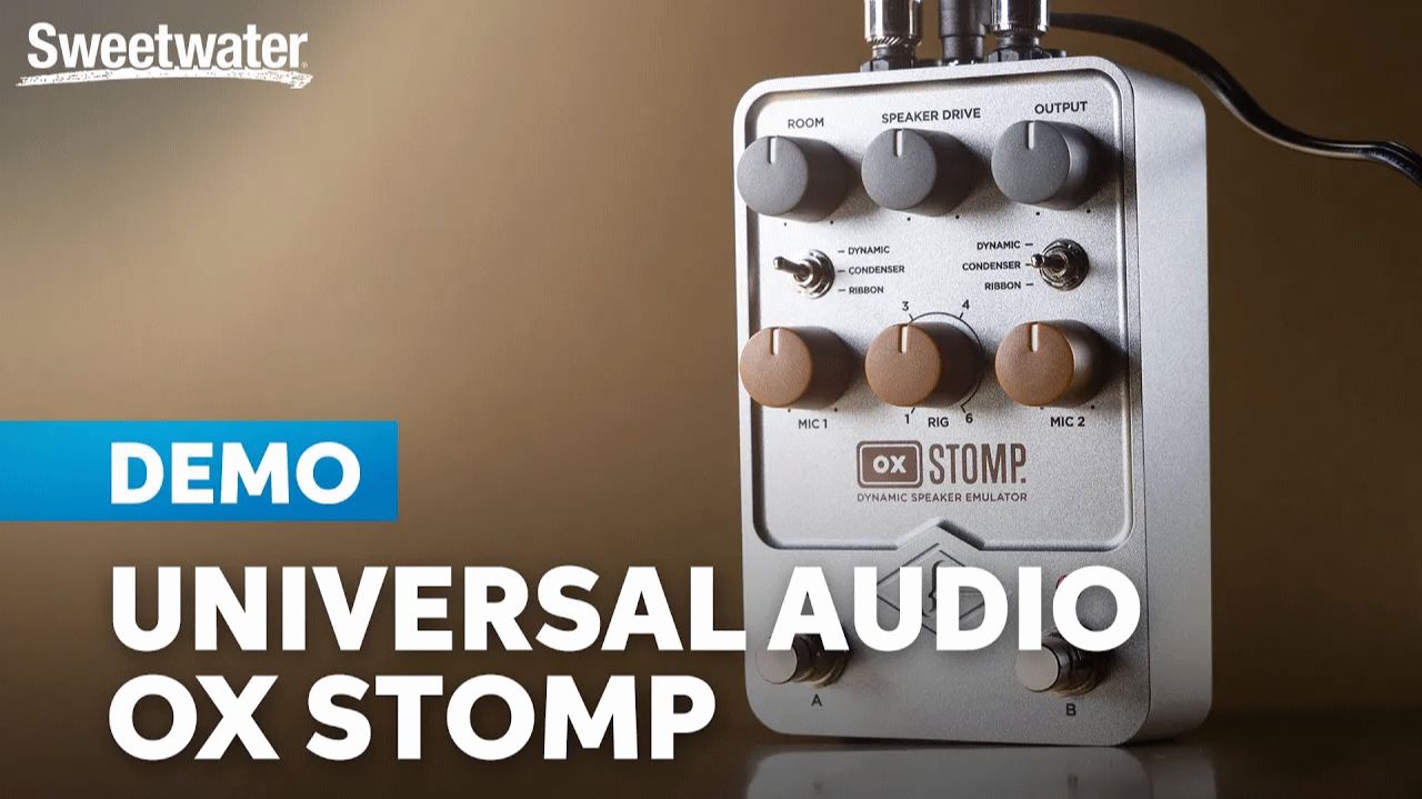 Sweetwater: Universal Audio OX Stomp: Bring Dynamic Speaker Modeling Anywhere
