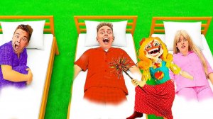 ЧЕЛЛЕНДЖ ПРЯТКИ ПОД КРОВАТЯМИ ОТ МОНСТРОВ!