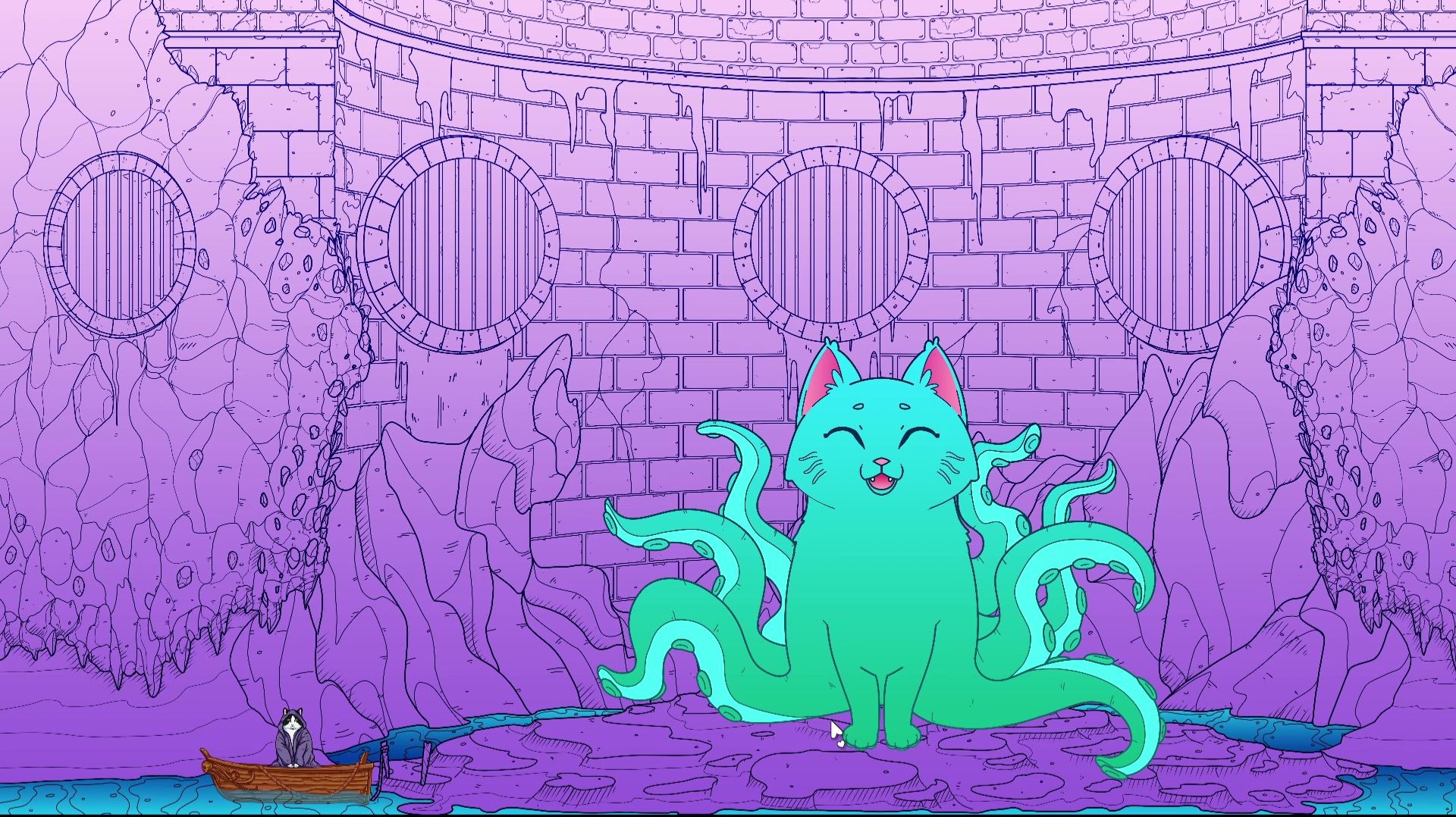 A Castle Full of Cats (4) Подземное чудовище