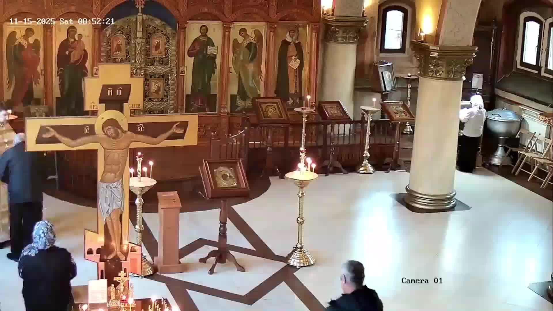 Божественная литургия, заупокойная лития 09 00 15.11.25. смотреть онлайн