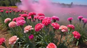 Футаж. Гвоздики.