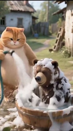 Рыжий кот и медведь.
Заработок на таких видео в описании профиля.
#рыжийкот #мультик #нейросеть #sho
