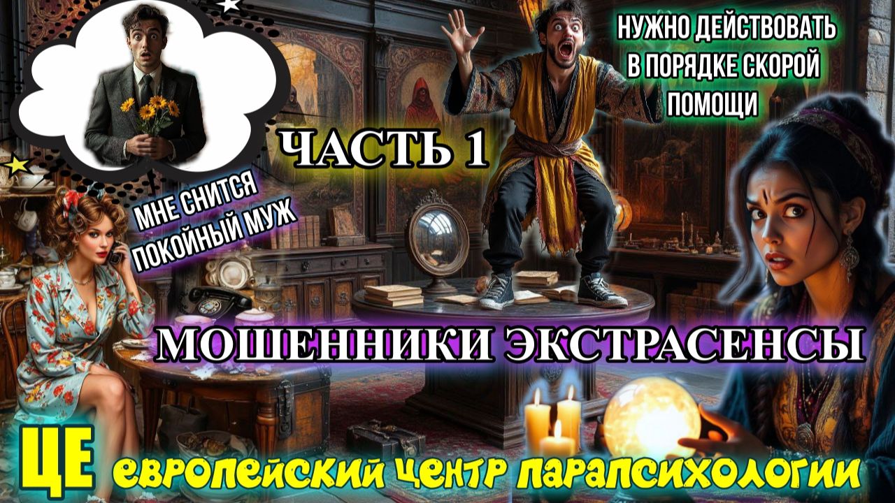 ЭТО ЧТО ТО 🔥😈МОШЕННИКИ ЭКСТРАСЕНСЫ СПЕШАТ НА ПОМОЩЬ ЧАСТЬ 1 смотреть онлайн