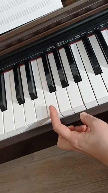 до мажор натуральный и гармонический, показ на клавиатуре смотреть онлайн