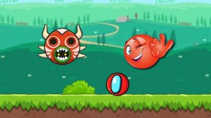 Красный Шар в игре Bounce Ball 6 Уровни 26-30 Босс