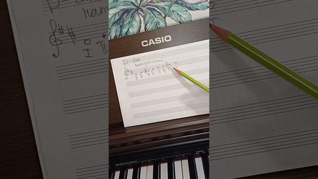 ре мажор натуральный и гармонический вид смотреть онлайн