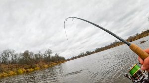 ВОТ ГДЕ МОЖНО ПОЙМАТЬ ПОЗДНЕЙ ОСЕНЬЮ. РАЗНОРЫБИЦА на реке. Рыбалка на спиннинг В 2025