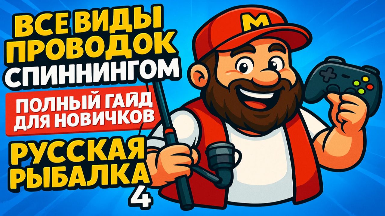 ВСЕ виды проводок спиннингом | Как увеличить улов? • Полный гайд для новичков • Русская Рыбалка 4 смотреть онлайн