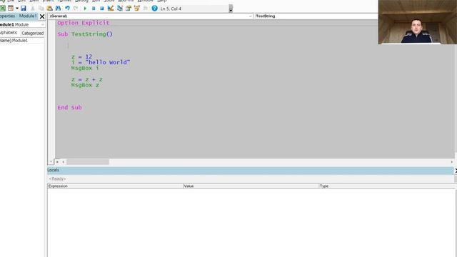 Макросы в Excel. Переменные VBA для начинающих. смотреть онлайн