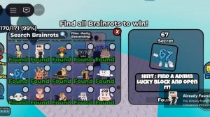 Показываю секреток в найди брейнротов (171)