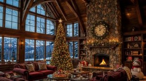 Расслабляющий новогодний фон. Спокойная атмосфера для отдыха