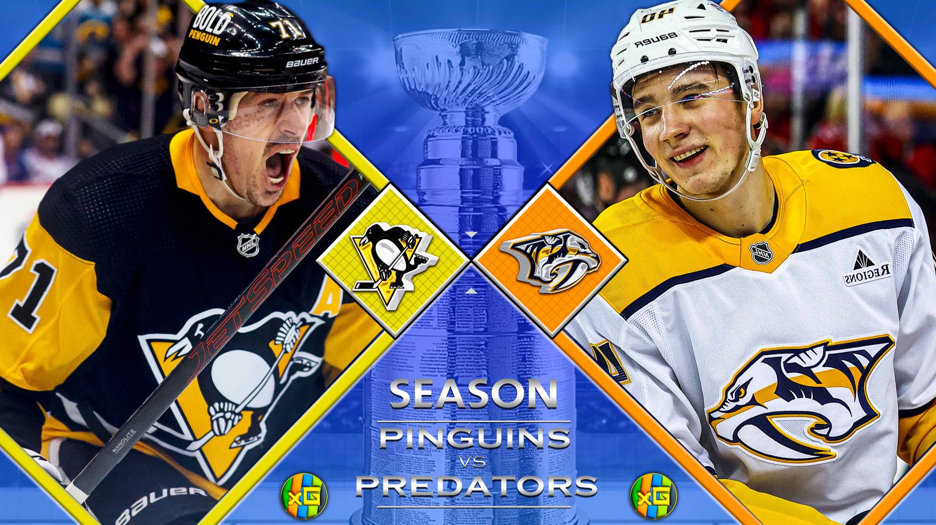 Питтсбург - Нэшвилл | 16.11.2025 | Хоккей | НХЛ | Прямая трансляция | xG смотреть онлайн