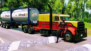 Новые Грузовики против лежачих полицейских BeamNG Drive