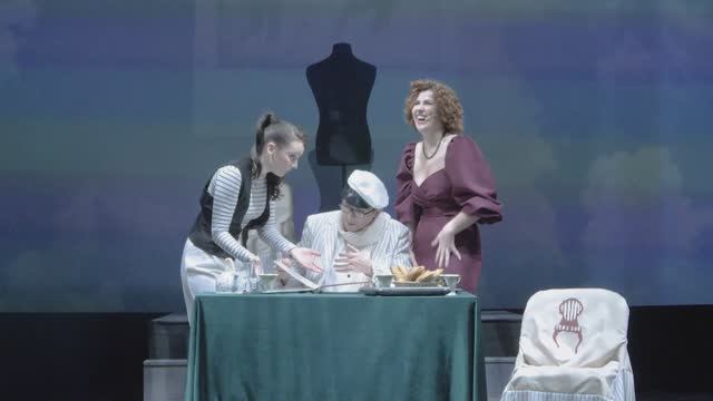 Дуэт Зоси и Оси, фрагмент из мюзикла 