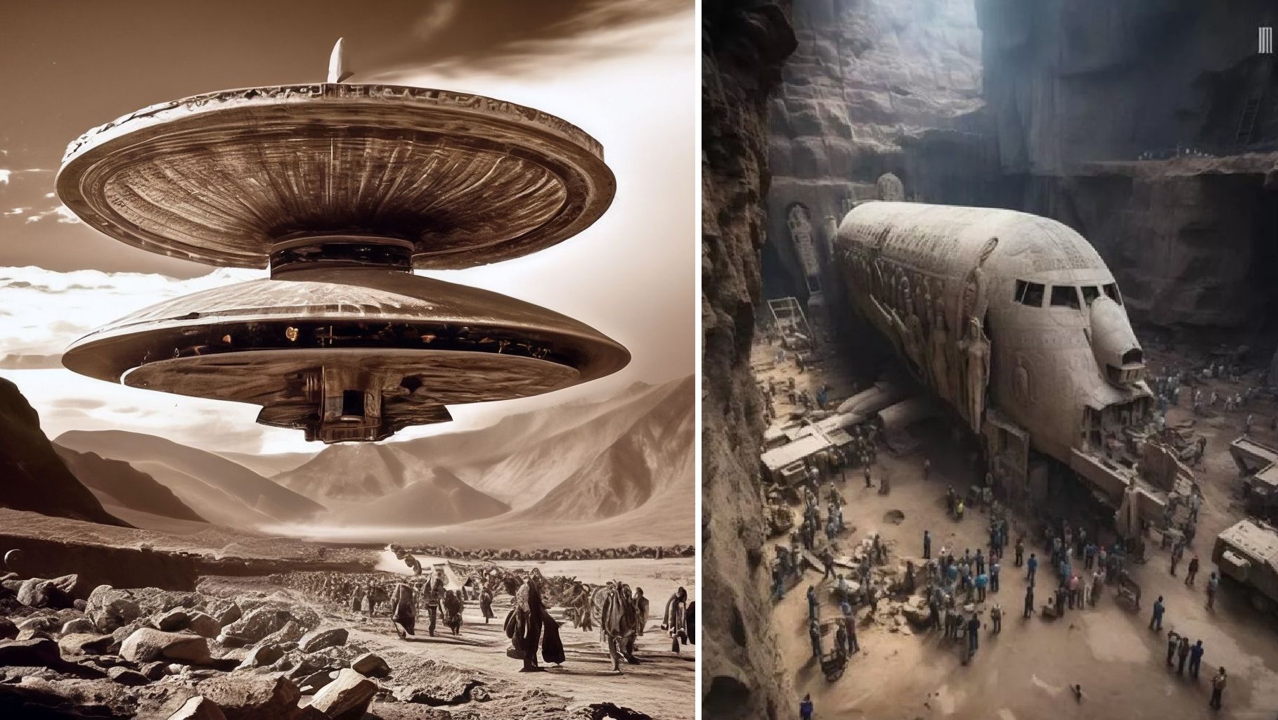 Найдены шахты от древних космических кораблей смотреть онлайн