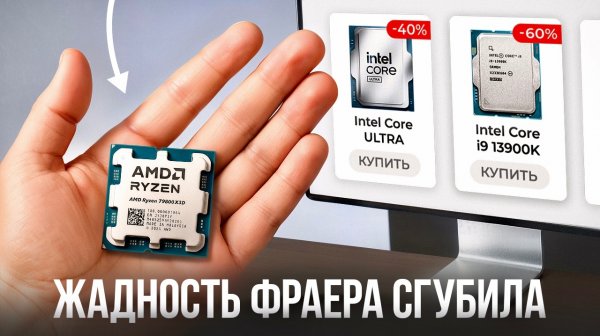 Год с 9800X3D после i9: Как AMD удалили Intel из игры!