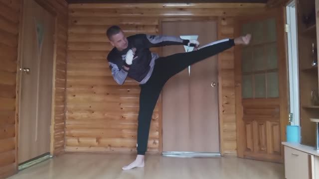 Избавляемся от лишнего веса, минус 4 кг за месяц без диет. Tенировка ТАЙ-БО дома.