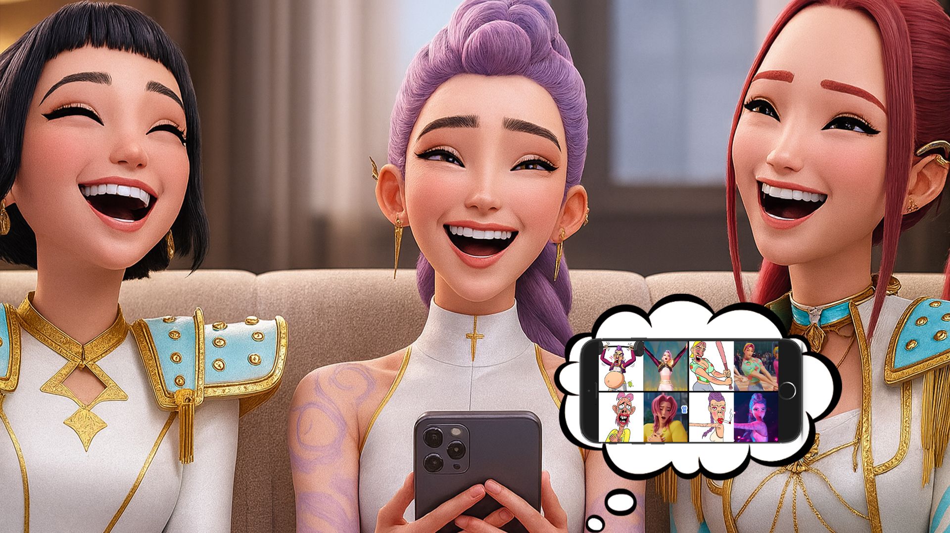 Ultimate KPop Demon Hunters Drawing Meme смотреть онлайн