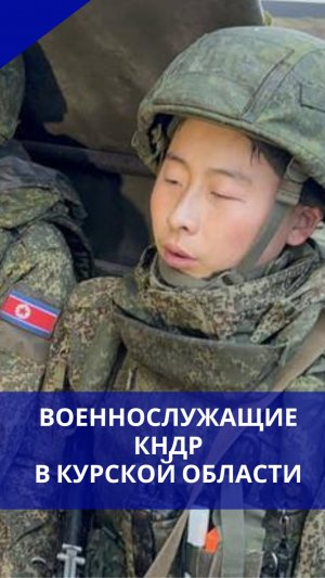 Кадры северокорейских военных, которые сейчас принимают участие в разминировании Курской области