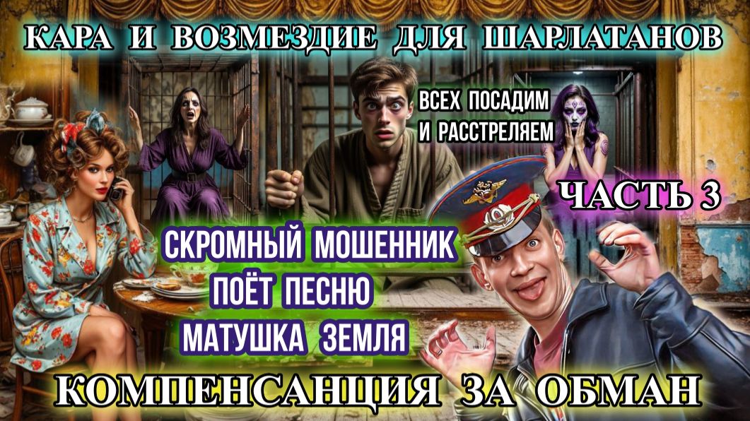 ЧАСТЬ 3 🔥МГНОВЕННАЯ КАРА 😈МОШЕННИКИ ЭКСТРАСЕНСЫ В ТЮРЬМЕ 🤡 ВЫПЛАТА КОМПЕНСАЦИИ ОТ ПОЛИЦИИ смотреть онлайн