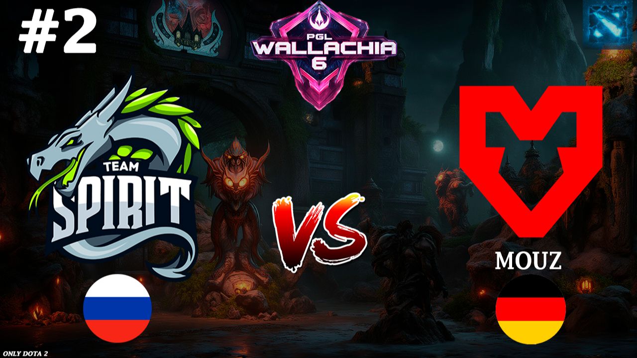 ТАКОГО РЕШЕНИЯ НИКТО НЕ МОГ ПРЕДУГАДАТЬ | Spirit vs Mouz #2 (BO3) PGL Wallachia S6 смотреть онлайн