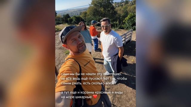 Абхазия осенью, мандариновые плантации, заброшенный замок и белые скалы