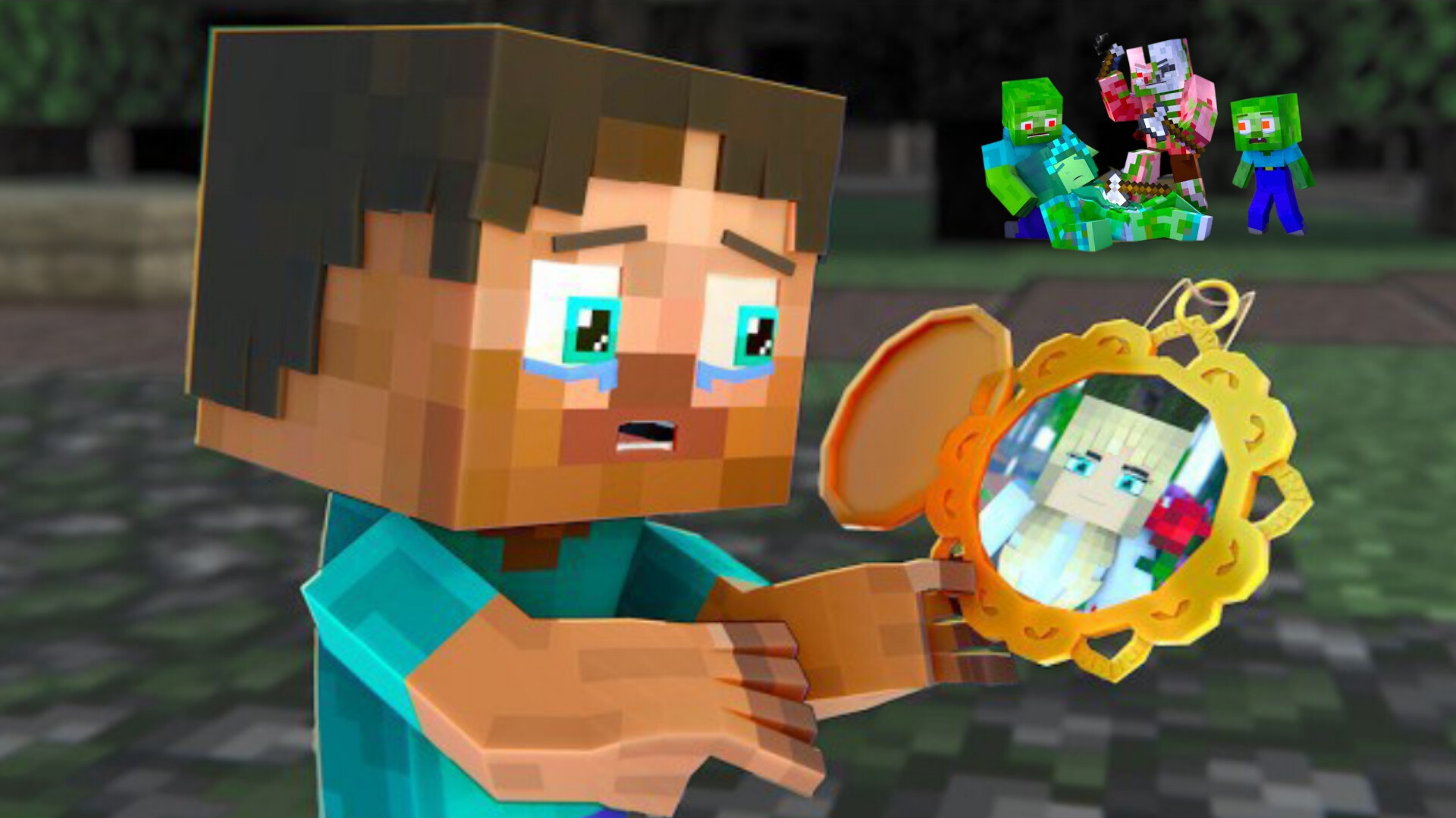 СТИВ ПОТЕРЯЛ МАМУ, ОЧЕНЬ ГРУСТНАЯ ИСТОРИЯ В МАЙНКРАФТЕ, МУЛЬТФИЛЬМ смотреть онлайн