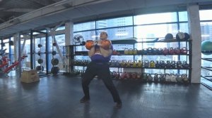 Длинный цикл 5 минут гири 28 кг Иван Денисов