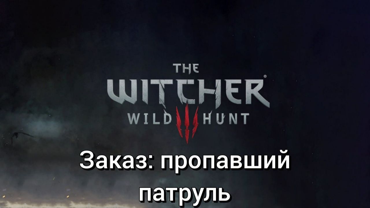 Ведьмак 3. Квесты. Заказ: пропавший патруль
