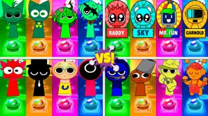 ВСЕ СПРУНКИ МЕГАМИКС 129-132 уровни - Мультики про Спрунке | МУЛЬТФИЛЬМЫ SPRUNKI в Tiles Hop