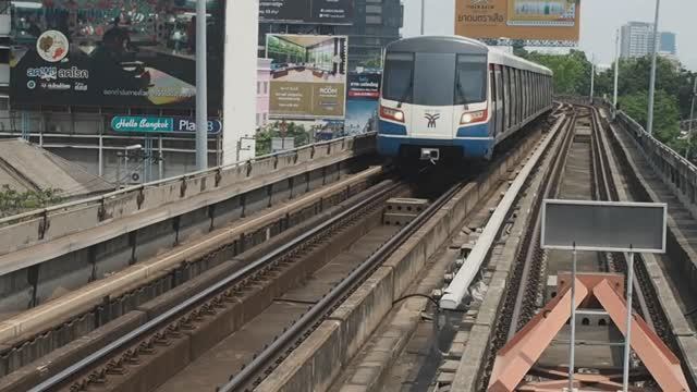 Наземное метро в Бангкоке (Таиланд). смотреть онлайн