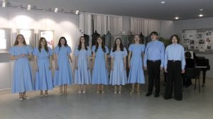 Вокальный ансамбль "Фантазия". II Средняя группа Б. Муз. В. Моцарта "Мы поём веселья песни"