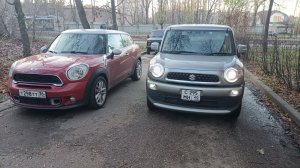 Suzuki Xbee и Mini cooper обзор