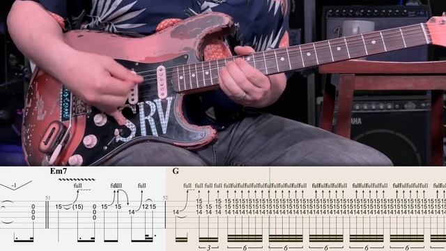 Stevie Ray Vaughan - Little Wing Cover (Табулатура) Guitar Tutorial TABS смотреть онлайн