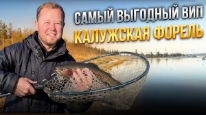 #22 ПРОСТО ОПУСТИЛ БЛЕСНУ НА ДНО. КЛЕВ КАК ИЗ ПУЛЕМЕТА. ЛОВИМ ФОРЕЛЬ В КАЛУЖСКОЙ ОБЛАСТИ НА ПЛАТНИКЕ