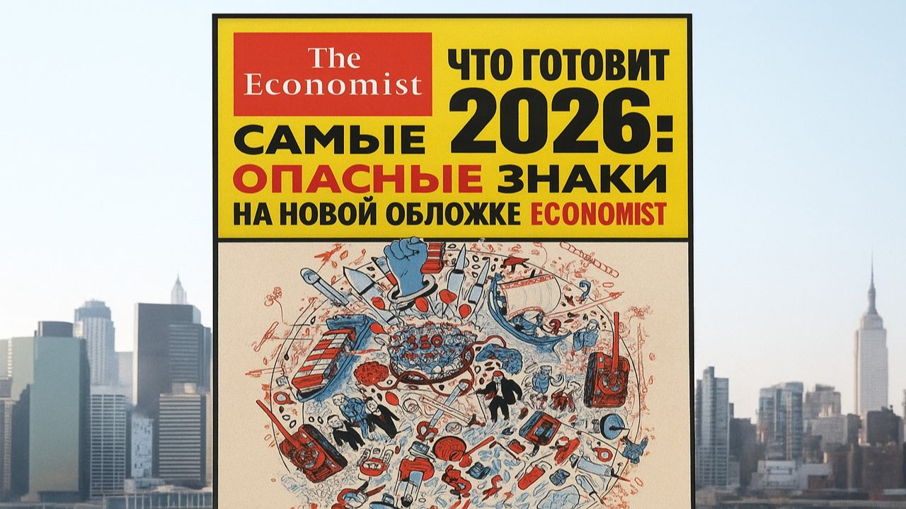 Они зашифровали предупреждение: что скрывают опасные знаки на обложке Economist 2026 смотреть онлайн
