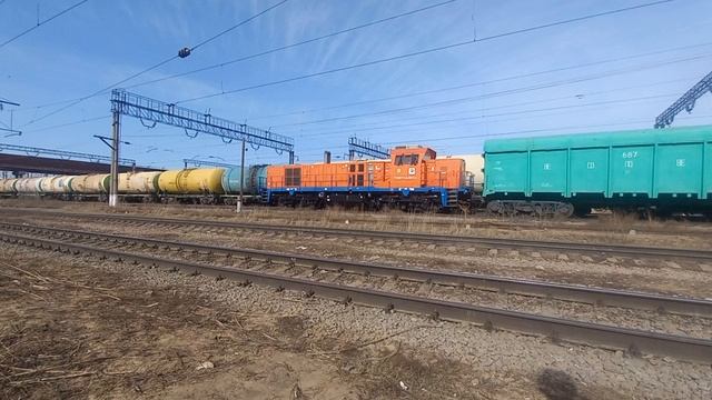 ТЭМ11А ПО СТАНЦИИ АСТАНА