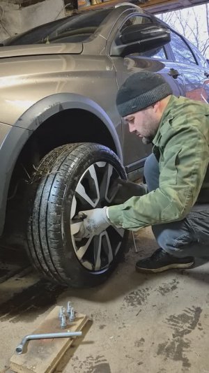 Какую зимнюю резину поставить на новую Lada Vesta NG SW Cross?