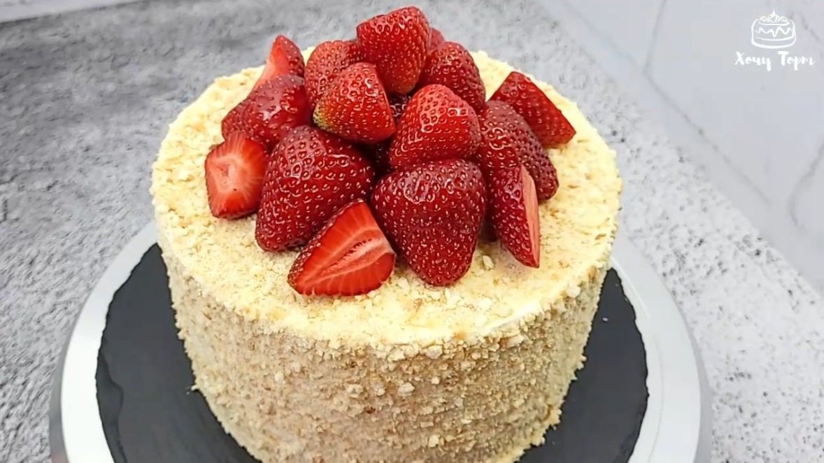 🍰 Тот самый, советский, Сметанник, как у бабушки 👵✨ Классический торт из ДЕТСТВА! Проще не бывает смотреть онлайн