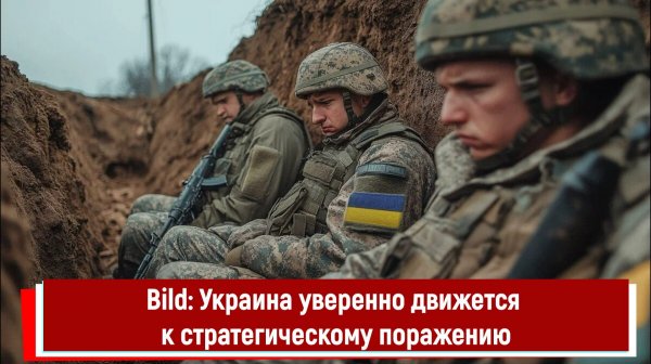 Bild: Украина уверенно движется к стратегическому поражению